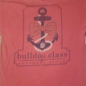 Comfort Colors Bulldog Class Southern Style Shirt M